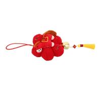 Hemobllo Decorazione Sospesa Capodanno Cinese 2026 Ciondolo Albero della Prosperità e Nappa Rossa a Forma di Cavallo, Ornamento Pendente Feng Shui per Festa di Primavera e Sfondo