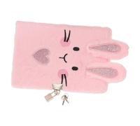 Hemobllo Diario Peluche per Bambine Notebook Morbido Cartoon Volpe Fluffy Portatile per e Diario Personale Studenti Colore Casuale Colore Casuale