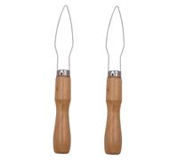 Hemobllo Dispositivo Assistente per Bottoni in Legno e Metallo, Set 2 Pezzi, Gancio per Bottoni da Abito e Cappotti, Strumento Multifunzionale per Anziani e Fai da Te, Compatto e Facile