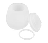 Hemobllo Epoxy Resin Mold Silicone Jar With Lid Vintage Storage Box Mold For DIY Resin Crafts For Kitchen Bathroom Office Use