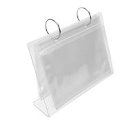 Hemobllo Espositore Per Unghie Trasparente, Supporto Per Smalti e Adesivi, Libro Porta-carte Resistente Per Organizer Nail Art Professionale in Centri Estetici e Onicotecnici