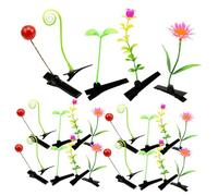 Hemobllo Fermagli per Chioma Kawaii a Forma di Germoglio di Soia 30 Pezzi Piccole Mollette per Chioma Fini Accessori per Ragazze e Donne Uso Quotidiano e Feste