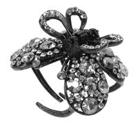 Hemobllo Fermaglio per Capelli a Fiocco in Metallo Stile Vintage e Retrò, Presa Salda Non Scivolosa, per Quotidianità e Feste
