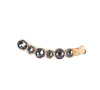 Hemobllo Fermaglio per Chioma Banana Grande Set 2 Pezzi 4.3 Pollici in Resina Strass Clip per Coda di Cavallo Accessori Styling per Lavoro Festa Spiaggia
