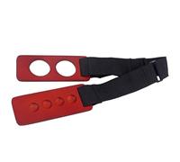 Hemobllo Fermaperno Antiscivolo in Legno Massello con Base in Spugna Spessa Protezione Pavimento e Supporto Stabile per Perno Fine Accessorio Regolabile per Violoncellisti Nero Rosso