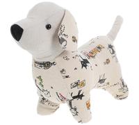 Hemobllo Fermaporta Cane e Lino Sabbia Fine, Design Adorabile e Portatile, Protezione per Pareti per Stanza dei Bambini e Cucina