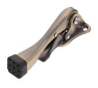 Hemobllo Fermaporta Regolabile con Punta in Gomma Supporto per Porta in Anticato Fermaporta per Parte Inferiore della Porta Resistente alle Intemperie Adatto per Casa e Ufficio