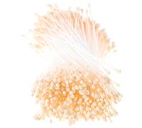 Hemobllo Fiori Artificiali Doppi per Creazione Floreale, Realistici | Anima in Corda di Cotone e Gesso, Piegati in Due Capi, per Biglietti, Scatole Regalo e Accessori Chioma