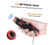 Hemobllo Fischietto Elettronico Ad Volume per Allenatori e Arbitri con Torcia Integrata Design Multiuso per Sport Viaggi e Sicurezza Stradale