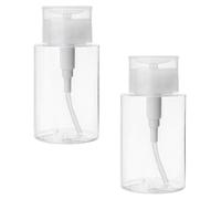 Hemobllo Flaconi per Cosmetici 2 Pezzi da 100 Ml Pompa Dosatrice per Acqua Micellare e Detergenti Portaliquidi Pratici per Viaggi e Bagno