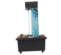 Hemobllo Fontana da Mini Decorativa con Ciottoli Ornamento d e Ufficio d Tranquillo e Leggero per Decorazioni Indoor