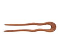 Hemobllo Forcine per Capelli Forma di U in Legno Bacchette Cinesi Forcine per Capelli Vintage Asiatici Stile Cinese Forcina Elegante Porta Chignon Intrecciato Trecce