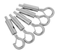 Hemobllo Ganci per Quadri in Filo Metallico Regolabili 5 Pezzi Gancio in Acciaio per Appendere Cornici e Poster Supporto Resistente per Pareti in Cartongesso, per Soggiorno, Ufficio