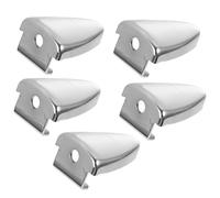 Hemobllo Gancio a Forma di Tamburo in Ferro per Rullante e Grancassa, Set da 5 Pezzi Aletta, Accessori per Batteria e Percussioni, Connettore di Ricambio Resistente per Strumenti Musicali