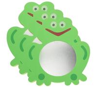 Hemobllo Giocattoli Da Bagno Specchio Per Bambini Set Da 3 Pezzi, Giocattolo Da Bagno a Forma Di in Eva Sicuro e Colorato Per Gioco e Apprendimento in Doccia