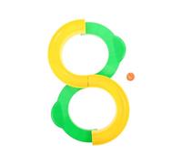 Hemobllo Giocattolo per Ragazzo Ragazza Pista per Trenini in Abs Giocattolo Divertente per Integrazione Sensoriale e Allenamento Attenzione per Coordinazione Occhio-mano