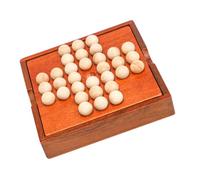 Hemobllo Gioco da Tavolo in Legno Scacchiera per Stimola Sviluppo Intellettuale e Coordinazione Visiva Materiale Durevole e Sicuro per Ragazzi e Ragazze