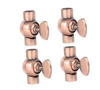 Hemobllo Giunto Per Lampada Di Svolta Compatto e Decorativo a Due Vie, Connettore Per Luce Bidirezionale Vintage, Accessorio Per Applique e Faretti, Set Da 4 Pezzi Per Illuminazione Fai Da Te