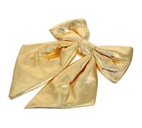 Hemobllo Grande Fiocco Decorativo Natalizio Dorato 26X19 CM Decorazione Fai da Te per Albero di Natale Ghirlande e Finestre Ornamento a Fiocco per Atmosfera Festosa