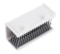 Hemobllo Hair Catcher per Doccia in Silicone Bianco con Orecchie Collettore Capelli da Parete per Bagno Accessorio Intasamento per Piastrelle Marmo e Superfici Varie