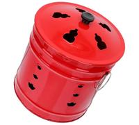 Hemobllo Inceneritore Bruciatore in Inossidabile Resistente al Secchio per Bruciare Foglie e Rifiuti Domestici Contenitore Stabile e Facile da per e