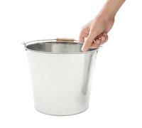 Hemobllo Inceneritore da Giardino in Ferro 25x20x22 Cm, Secchio Multiuso per Bruciare Carta e Cenere, Contenitore Resistente alle Intemperie Sfiati per Balconi e Templi