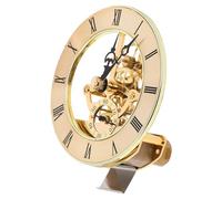 Hemobllo Inserto Orologio con Numeri Romani Movimento Rotondo per Orologio da Tavolo Globo Meccanismo Preciso per Kit DIY Senza Batteria