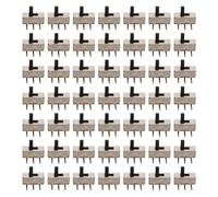 Hemobllo Interruttore a Levetta Verticale Mini a 3 Pin e 2 Posizioni, Interruttore a Scorrimento Sottile per Pannelli di Controllo, Set da 300 Pezzi per Applicazioni Elettroniche