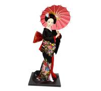 Hemobllo Kimono Geisha Giapponese Decorativa in Asiatico Statua per Desktop Spazi Casa e Ufficio con