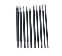 Hemobllo Kit 10 Pezzi Strumenti per Intaglio a Mano in Acciaio al Tungsteno, Set per Incisione su Pietra Shoushan, Attrezzi Professionali e per Hobby, per Scultori e Incisori