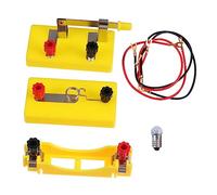 Hemobllo Kit Apprendimento Elettrici Set Base per Esperimenti su Serie e Materiali Ecologici per Studenti e Insegnamento Stimola Interesse e La Comprensione Elettronica
