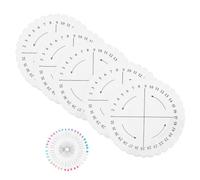 Hemobllo Kit Kumihimo 5 Dischi Rotondi 10 CM Tavoletta e Spilli in Schiuma, Adatto per Creare Bracciali Stitch e Accessori per Perline Fai da Te Colore Casuale