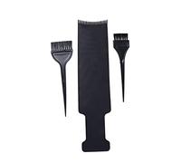 Hemobllo Kit per Tintura Chioma 3 Pezzi Nero in Plastico con Pettine e Spazzola, Facile da Pulire e Previene Contatto della Tintura la Radice, per Saloni Professionali e Uso Domestico