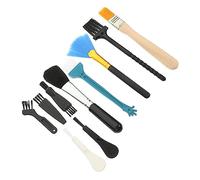 Hemobllo Kit Pulizia Tastiera Computer per Rimuovere Polvere e Scarica Elettricità Statica Spazzole Set 10 Pezzi Setole Morbide in Pa e Pp per Elettronica e Laptop