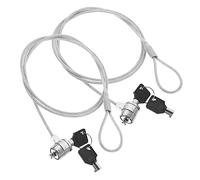 Hemobllo Lucchetto per Laptop Cavo Antifurto Spesso da 1,2 M, Set da 2 Pezzi Chiave, Compatibile Computer Portatili, Desktop e Docking Station, Cavo di Bloccaggio per Laptop, Sicurezza Domestica