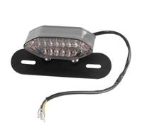 Hemobllo Luce Posteriore LED per con Indicatore Integrato Design Vintage Consumo Energetico Ridotto Nero Resistente Compatibile con Modifiche Motorbike