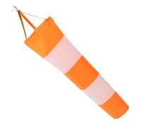 Hemobllo Manica Vento Riflettente Oxford Resistente all'Acqua per Giardino e Patio, Indicatore Direzione Vento Pratico e Visibile Arancione