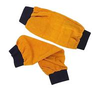 Hemobllo Maniche Protettive Per Saldatura Resistenti Al Calore in Pelle Manicotti Da Lavoro Per Saldatore Accessori Di Sicurezza Per Braccia