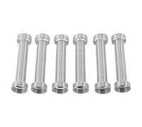 Hemobllo Manicotto a Molla in Ferro per Controllo Accessi 6 Pezzi, Tubo Protezione Cavi Elettrici 80 Mm, Molla di Estensione per Serrature Porte, Protezione Cablaggio per Uso Industriale