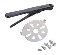 Hemobllo Maniglia della Valvola a Farfalla in Ghisa da 4" (dn100) con Leva di Azionamento a Molla, Ricambio per Valvole Industriali di Intercettazione Acqua, Controllo Preciso per