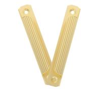 Hemobllo Maniglia in Lega di Alluminio Dorata per Porte e Finestre, Set da 2 Pezzi, Maniglia per Cucina, Porta a Zanzariera e Mobili, Resistente All’usura e Facile da Installare per Uso