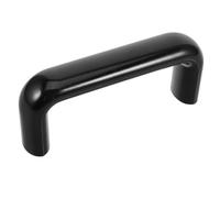 Hemobllo Maniglia in Plastica Nera Forma a U per Porte in Bachelite, Facile Installazione Uso Versatile per Prodotti Domestici e Forno