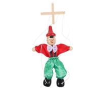 Hemobllo Marionetta Legno con Fili per Adulti Burattino Animato e Spettacoli Trainabile per Allenare Dita e Creatività per Feste e Intrattenimento Casalingo Colore Casuale Colore Casuale