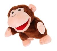 Hemobllo Marionetta Mano Scimmia Peluche Morbido Cartoon Interattivo Raccontastorie Educativo