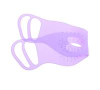 Hemobllo Maschera per Occhi in Silicone da Appendere Riutilizzabile Anti-scivolo Massaggio Rigenerante, Colore Viola Glamour, Morbida e Confortevole della Pelle e Sonno