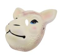 Hemobllo Maschera Testa di Pecora Realistica in Pvc, Copertura Completa | Riutilizzabile e Traspirante, per Teatro, Feste in Maschera, Carnevale e Cabine Fotografiche