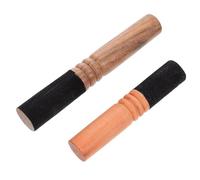 Hemobllo Mazzuoli per Ciotola Tibetana in Legno Set 2 Pezzi, Bastoncini per Meditazione e Musicoterapia, Accessori Sonori Leggeri per Yoga e Terapia Vibrazionale, Portatili per Pratiche