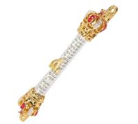 Hemobllo Mezuzah in Metallo Religiosa Corona Biblica Decorativa per Porta Casa Dimensioni Compatte Artigianato Vintage per Protezione e Santificazione Regalo per Hanukkah e Ingressi