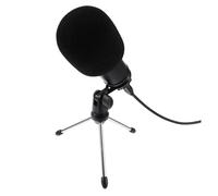 Hemobllo Microfono Condensatore Cardioide USB per Laptop Microfono per Streaming USB Cattura Accuratamente la Voce Umana Facile da Usare Manopola per Volume