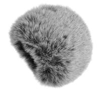 Hemobllo Microphone Furry Windscreen Cover in Morbido Protettivo per Microfono Isolante da Vento e Saliva Compatibile con Vari Modelli per Registrazioni e Streaming